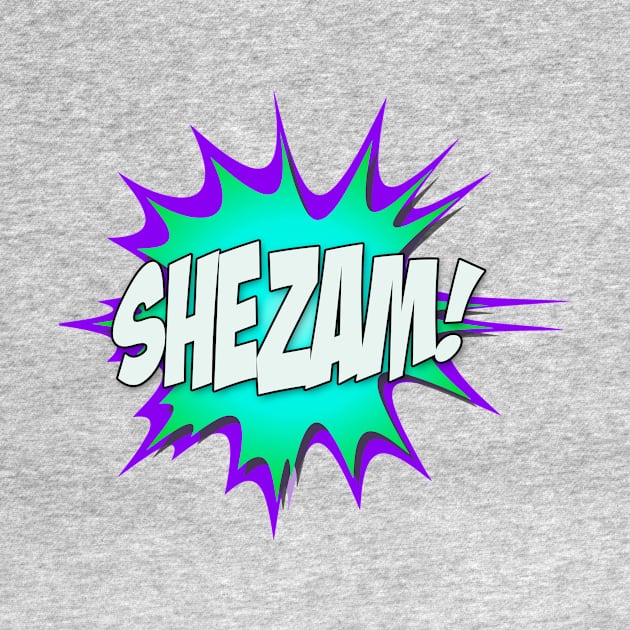 Shezam! The shirt that hopes to make itself obsolete! by Shezam